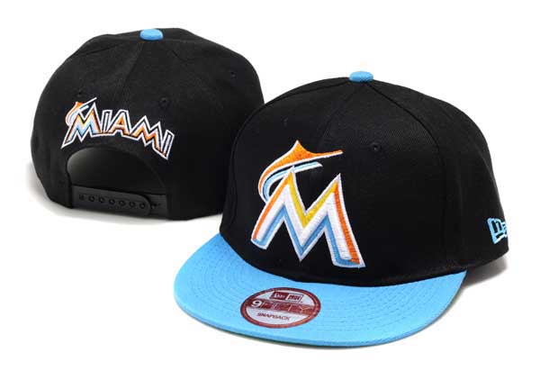 MLB FlorNUa Marlins Snapback Hat NU09